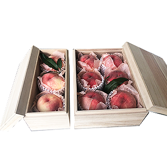 数量限定!! プレミアム大玉白鳳 桐箱入り最高級桃 贈答用【送料込】
